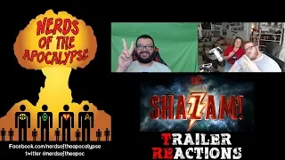 The Nerds react to the SHAZAM Comic Con Trailer!