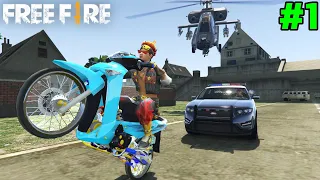 Free Fire หนังสั้นตอน ยอดนักซิ่ง ลูกเทวดา ฉบับเกรียน EP1 | GTA V Mod