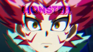 Shu VS Lane「AMV」Beyblade Burst Sparking Episode 35 -  Monster