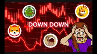 DOWN DOWN ‼️ 3 Meme coin Dengan Penurunan Tertinggi (Down -30%)