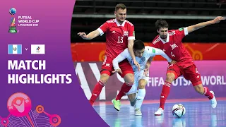 Guatemala v RFU | FIFA Futsal World Cup 2021 | Match Highlights