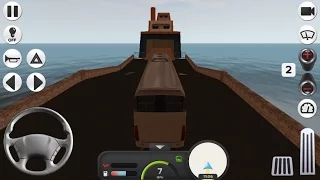Coach Bus Simulator Gameplay Taking Ferry Boat