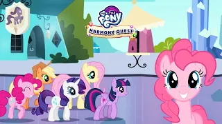 My Little Pony: Harmony Quest - Mission Quest Pinkie Pie find The Missing Pieces Glass!