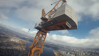 DIVING THE TALLEST BUILDING IN EUROPE    462 meters    Lakhta Center FPV Freestyle  1440 X 2560  Tri