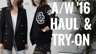 🍂  HUGE A/W '16 HAUL & TRY-ON 🛍  (RIVER ISLAND, MISSGUIDED) | CIARA O DOHERTY