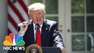 President Trump Announces Decision To Withdraw From Paris Climate Accord | NBC News