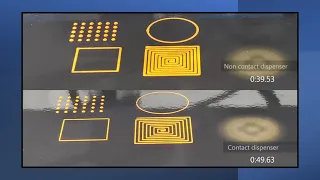 Poseidon Innovation : Comparison between contact and non-contact dispenser - Musashi Engineering