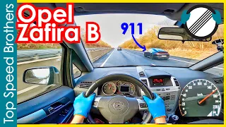 Opel Zafira B 1.7 CDTI 110HP (2013) AUTOBAHN POV TOP SPEED 🚀