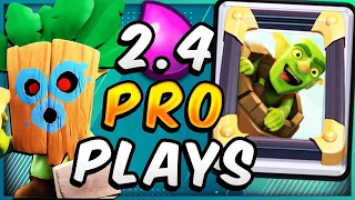 TROLLING LADDER with 2.4 ELIXIR LOG BAIT DECK! — Clash Royale