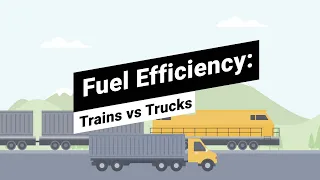 Learn How Trains can Carry 1 Ton of Freight Nearly 500 Miles using 1 Gallon of Diesel Fuel