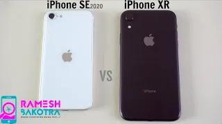 Apple iPhone SE 2020 vs iPhone XR SpeedTest and Camera Comparison