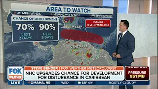 Tropical Disturbance Near Caribbean May Become Tropical Storm