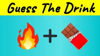 Guess The Drink by Emoji Emozzle | Emoji Quiz | Edumy Quiz
