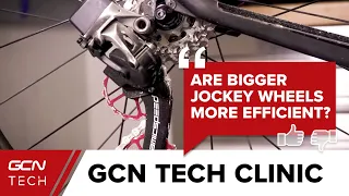 Are Bigger Jockey Wheels More Efficient? | The GCN Tech Clinic #AskGCNTech