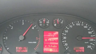 Разгон 0-215  AUDI A6 C5 2,5 TDI