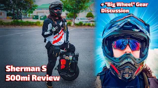 Sherman S 500mi Review + Gear for New "Big Wheel" Riders