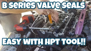 Changing honda valve seals HPT EASY TOOL b series b18b b20