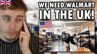 Brit Reacting to British Girl Visiting WALMART for the 1st Time … 🇬🇧➡️🇺🇸