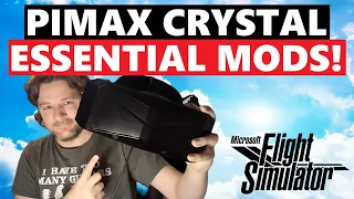 The Pimax Crystal JUST GOT BETTER! TOP 5 BEST ACCESSORIES for FLIGHT SIMMERS! MSFS | DCS | X PLANE