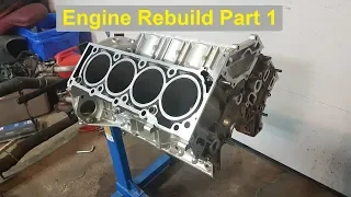 E55 Engine Rebuild - Part 1 (Teardown, Cylinder head / Crank Removal)