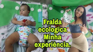 Resenha da Fralda ecologica+Como Lavo+Como monto+minha experiência