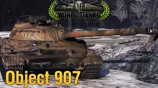 World of Tanks - Object 907 - 1vs6 - 8.3K Damage - 10 Kills [HD]