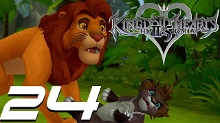 Kingdom Hearts 2.5 HD Remix Walkthrough Part 24 - Pride Lands & Finding Simba