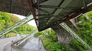 3) Поездка по городу на Швебебане. Вупперталь Германия (04 D)