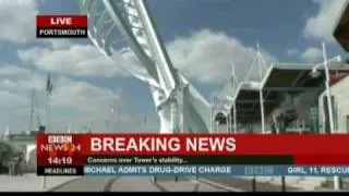 Footage of the Spinnaker Tower Collapsing!!!