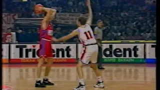 1995 Olympiacos BC (Greece) - CSKA 86-77 Men Basketball EuroLeague, 1/4 finals, 2nd game, full match