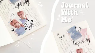 ☁️🐶 start a new journal with me: a5 midori md notebook - yonghoon from onewe x sanrio pochacco