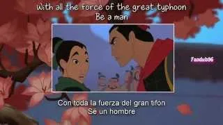 I'll make a man out of you [Sub & Traducida] {Mulan}