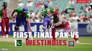 1996–97 Carlton and United Series Pakistan vs West Indies 1st Final | Classic Thriller *Rare Video*