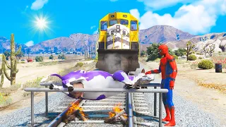 GTA 5 Water Ragdolls | Crazy SPIDERMAN & The Cow Jumps/Fails Funny Moments (Euphoria Physics)