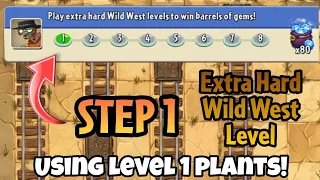 Plants vs. Zombies 2 | Epic Quest: Wild West Wipeout - Step 1