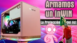 PC Gamer Armada con un Micro-hornito Inwin Mientras el Lic de Protege con una Bolsa de Papel