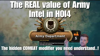 HOI4 Guide - The REAL value of Army Intel in HOI4