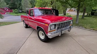 How Slow is My 1979 F250 300 Inline 6?  1/4 Mile Test