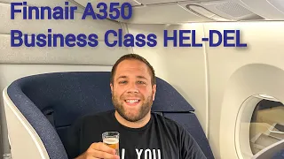 Finnair A350 Business Class Helsinki (HEL) to New Delhi (DEL)