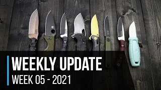 Weekly Update 5 - 2021: Mora Eldris LightDuty, Dawson 3V Fixed Blades, QSP Hawk Flipper & more!