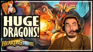 NOW THOSE ARE SOME HUGE DRAGONS! - Hearthstone Battlegrounds
