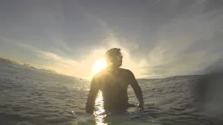 Long Board Surfing - Muizenberg, Cape Town - Short GoPro Clip
