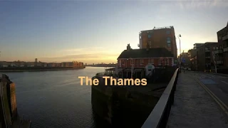 Thames-side Evening - Limehouse Basin to Tower Bridge - London Cycle Ride Video