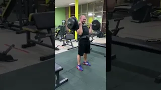 Подьём спиной  80 кг и улыбкой в 32 зуба🤣  Foolish Cheat  biceps 80 kg (175 lbs)