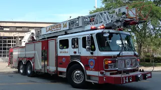New Rochelle FD Engine 21 & Tower Ladder 11 (Spare) Responding