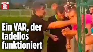 Kreisliga-Schiedsrichter lässt sich von Zuschauer umstimmen