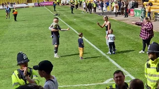 Port Vale v Plymouth Argyle post match celebrations