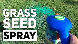 Spray Grass Seed with Hydro Mousse Liquid Lawn