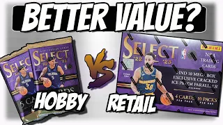 $60 Value Battle: Brand New First Look at 2022-23 Select Basketball Mega Box. Retail vs Hobby!