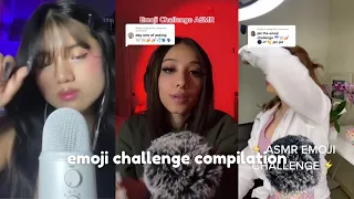asmr emoji challenge tiktok compilation #1